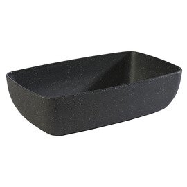 bowl FRIDA STONE 1800 ml melamine anthracite stone look 265 mm  x 162 mm  H 75 mm product photo