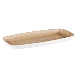 tray FRIDA melamine white wood colour dishwasher-safe | 360 mm  x 165 mm product photo