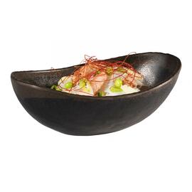 bowl 0.25 ltr 165 mm x 100 mm melamine black | brown H 55 mm product photo  S