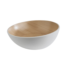 bowl FRIDA LOCK 1000 ml melamine white Ø 215 mm  H 70 - 85 mm product photo