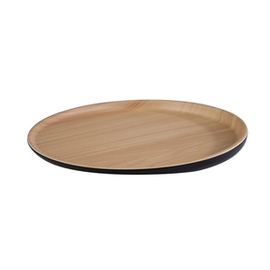 CLEARANCE | tray | plate FRIDA LOCK plastic black Ø 225 mm  H 15 - 25 mm product photo