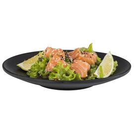 plate NERO melamine black Ø 210 mm H 30 mm product photo  S