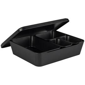 serving box 7 pieces black product photo  S