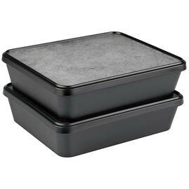 serving box 7 pieces black product photo  S