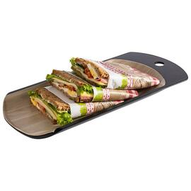 tray BRÖTCHENSCHÜTTE black | brown 410 mm x 180 mm H 30 mm product photo  S