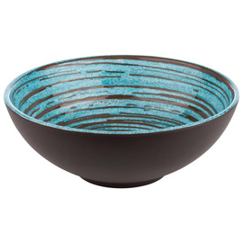 bowl CANCUN blue | brown Ø 150 mm product photo