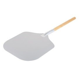 pizza peel aluminium | wooden handle 350 x 305 mm  L 900 mm product photo