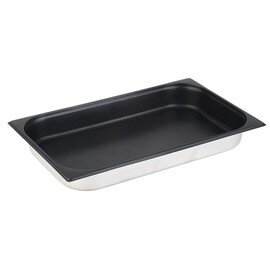convection oven pan GN 1/1 stainless steel non-stick coated black  H 10 mm product photo