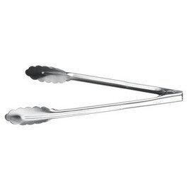 all purpose tongs stainless steel  L 240 mm product photo