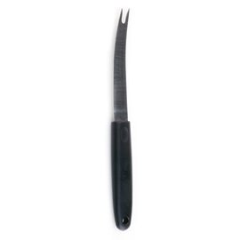 cocktail knife curved blade double top tooth grinding | black  L 21 cm product photo