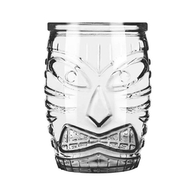 Tiki cocktail glass 47.3 cl glass with relief  H 107 mm product photo