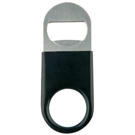 waiter bottle opener plastic stainless steel black  L 110 mm product photo