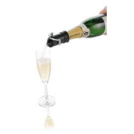 champagne closure plastic black H 80 mm product photo