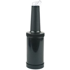 dosing bottle|storage bottle 850 ltr plastic black Ø 90 mm H 330 mm product photo