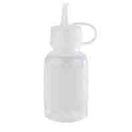 squeeze bottle MINI 30 ml plastic white screw cap |locking cap Ø 30 mm H 85 mm | 4 pieces product photo