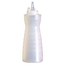 squeeze bottle 350 ml plastic white Ø 70 mm H 210 mm product photo