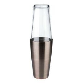 Boston shaker copper coloured with mixing glass | effective volume 700 ml product photo