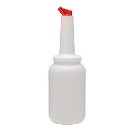 dosing bottle|storage bottle 2500 ml plastic red Ø 125 mm H 380 mm product photo