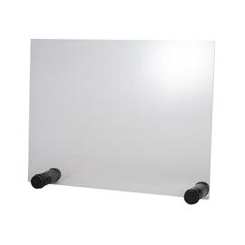 hygiene protection wall ROUND BLACK acrylic L 750 mm H 570 mm product photo