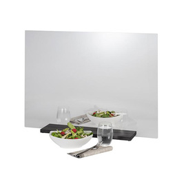 hygiene protection wall TABLE acrylic L 750 mm H 570 mm product photo  S