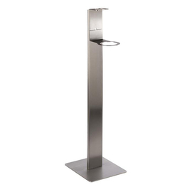 disinfection stand GOOD CONCEPT EASY stainless steel suitable for 1 liter bottle floor model 250 mm x 290 mm H 1100 mm product photo