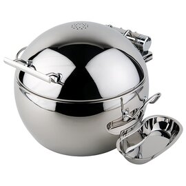 round soup kettle GLOBE hinged lid 10 ltr  Ø 480 mm  H 320 mm product photo  S