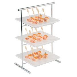 serving rack M-PURE white | 3 shelves | 3 large trays product photo