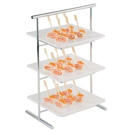 serving rack M-PURE white | 3 shelves | 3 small trays product photo