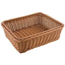 GN basket GN 2/3 plastic brown 325 mm  x 354 mm  H 100 mm product photo