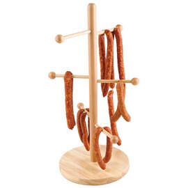 pretzel stand|sausage stand wood | 6 branches  Ø 280 mm  H 500 mm product photo
