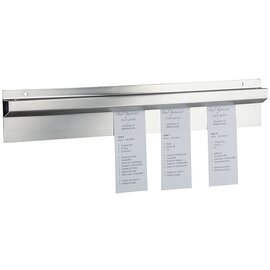 receipt rack stainless steel for wall mounting  L 400 mm product photo