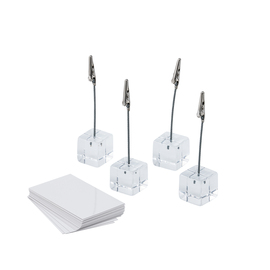 sign holder stand 30 mm x 30 mm H 120 mm | 4 pieces product photo