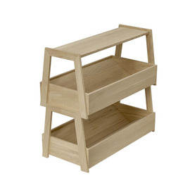 etagère VALO with 2 levels oak wood | gastronorm | stackable product photo  S