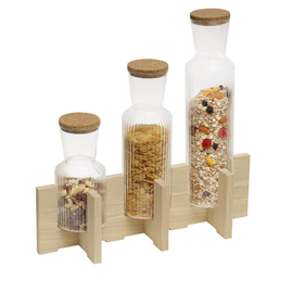 VALO 3-piece pedestal for LINES glass carafes product photo  S