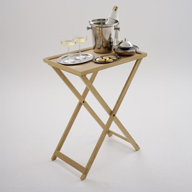 tray stand VALO oak wood with magnetic fastening product photo  S