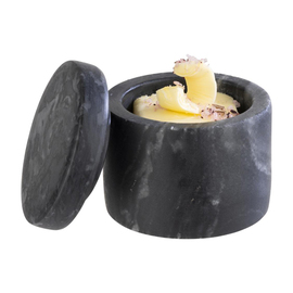 spice jar | butter pot MARVELLO | marble | 2 jars | 2 lids product photo  S