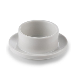 butter server | porcelain white Ø 90 mm product photo