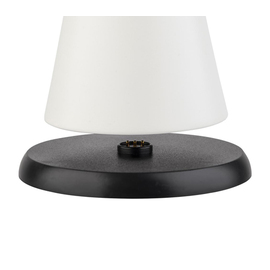 rechargeable table lamp CONE white H 180 mm product photo  S