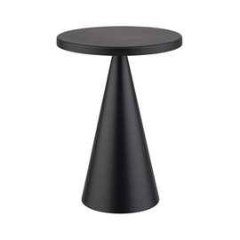 rechargeable table lamp CONE black H 180 mm product photo
