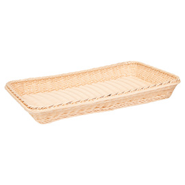 GN basket GN 1/1 plastic beige 530 mm  x 325 mm  H 65 mm product photo