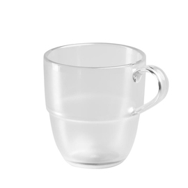 cup TEATIME 250 ml tritan transparent mat | reusable product photo