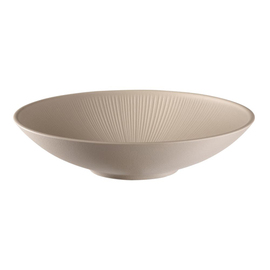 bowl NERO melamine beige round | 2.2 ltr Ø 300 mm H 70 mm product photo