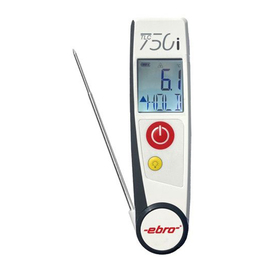 folding infrared thermometer TLC 750i-V2 dual with insertion sensor product photo