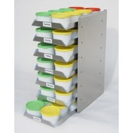 food sample system Pro-Mat BOX P8 | 7 days | samples per day 8 | 3 colours product photo
