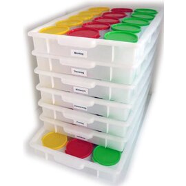 food sample system Pro-Mat P15 | 7 days | samples per day 15 | 3 colours product photo
