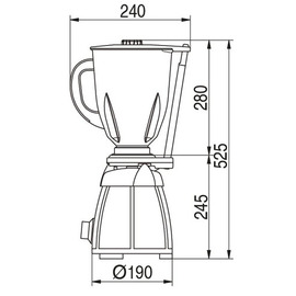 1127.002 ROTOR motor block GK 900 Gastro/Laboratory, without mixing attachment product photo  S