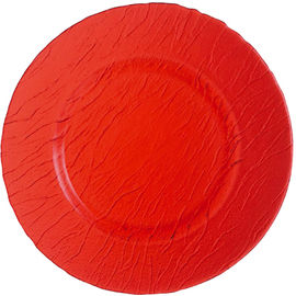 underplate MINERALI COLOR STUDIO | tempered glass red  Ø 320 mm product photo