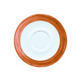 saucer BRUSH TERRACOTTA | tempered glass Ø 140 mm suitable for cuo 190 ml product photo