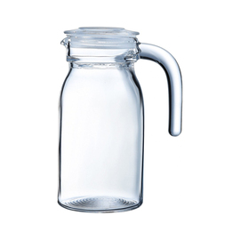 pitcher SPRING 750 ml glass with lid product photo