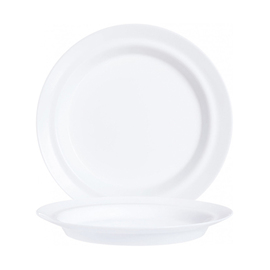 plate flat AUTONOMY tempered glass Ø 190 mm H 22 mm product photo